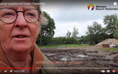 Texels Thijssehuis: het groen vergeten